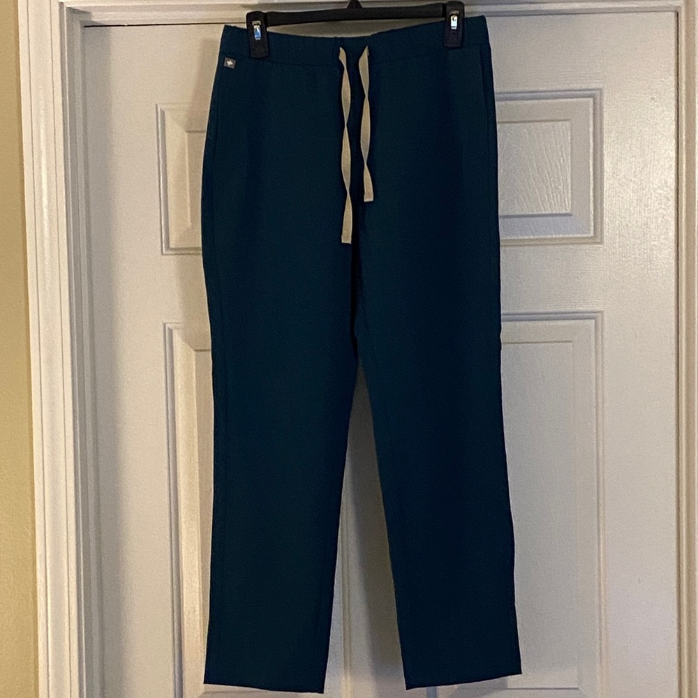 Figs Teal Drawstring Pants